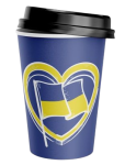 Paper cup 175 ml Patriotic pack of 50 Paper cup 175 ml Patriotic pack of 50