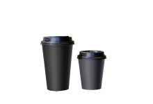 Paper cup 250 ml Total BLACK pack of 50 Paper cup 250 ml Total BLACK pack of 50