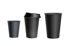 Paper cup 110 ml Total BLACK pack of 50 Paper cup 110 ml Total BLACK pack of 50